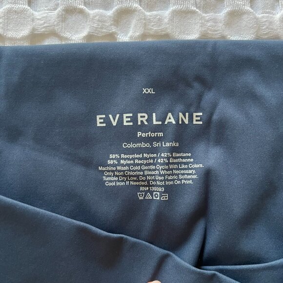Everlane The Perform Bike Short Atlantic Navy Blue XXL - Picture 7 of 7